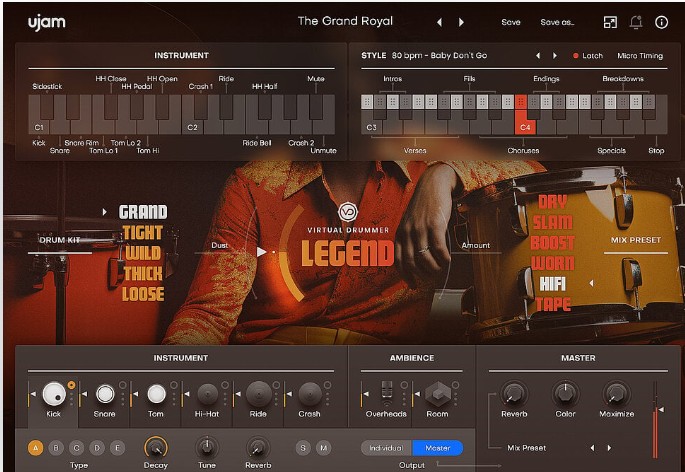 Ujam Virtual Drummer LEGEND